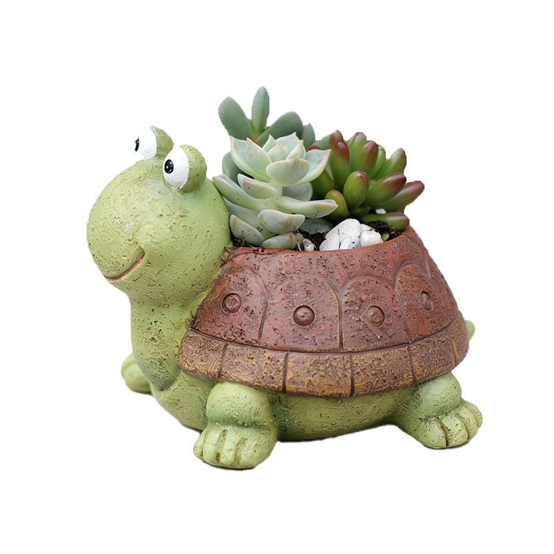 Creative turtle-shaped succulent flower pot